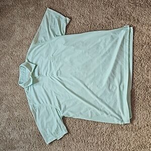 Donald Ross golf shirt, mint green, East Lakes Golf Course logo, size M